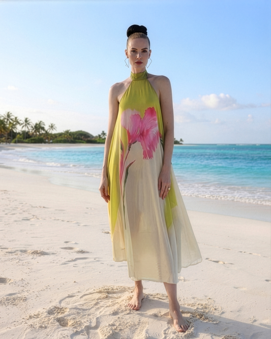 Silvia Flora Handkerchief Dress