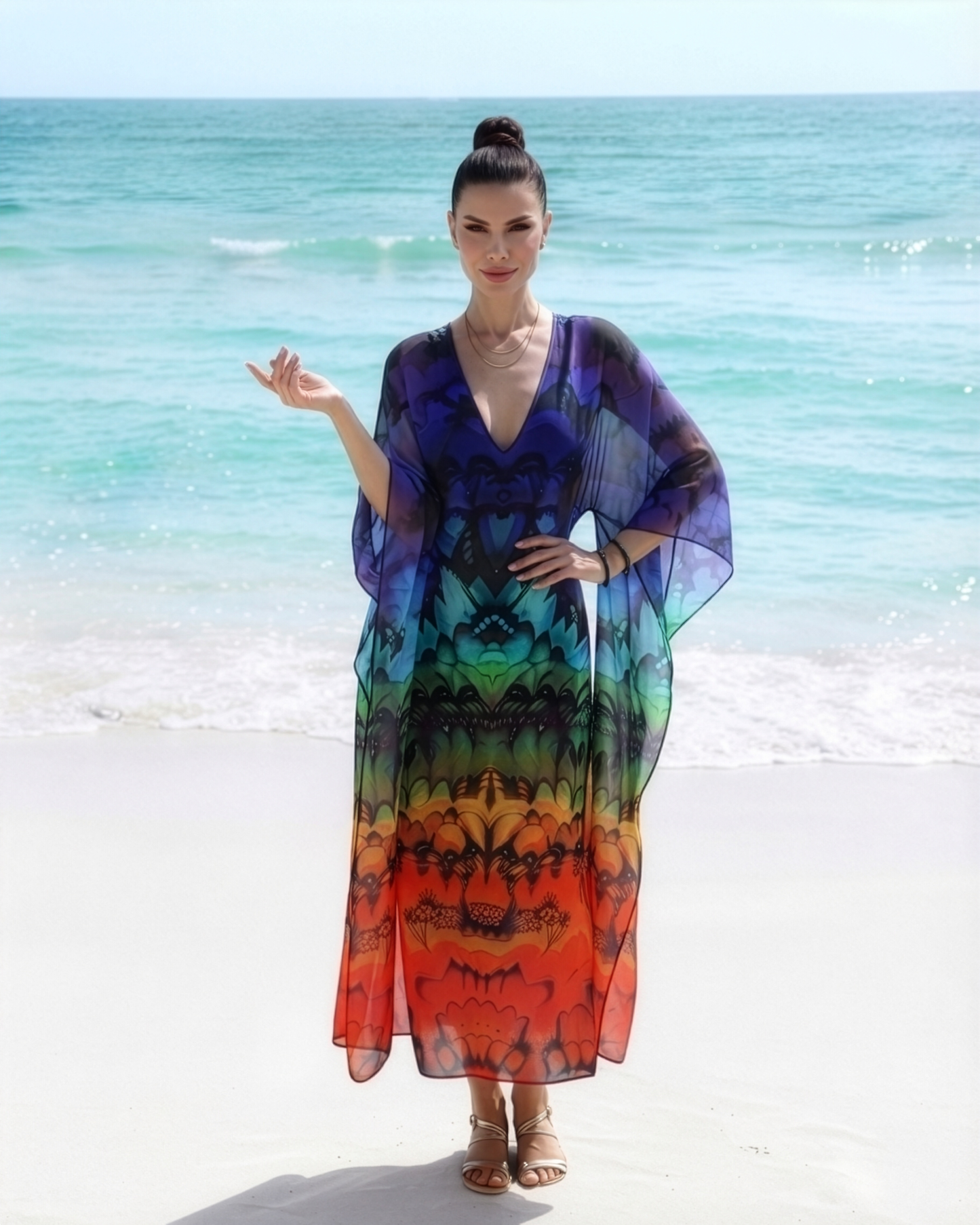 Scarlet Macaw Kaftan Cover