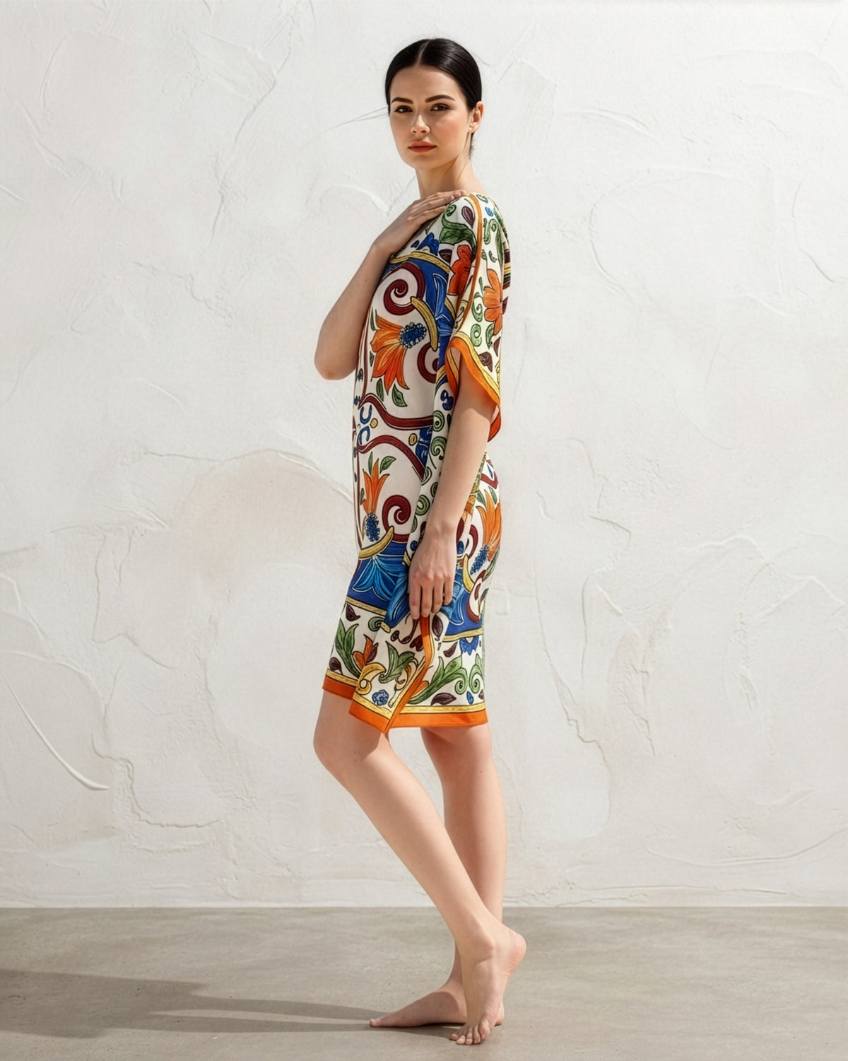 Multi Majolica Kaftan