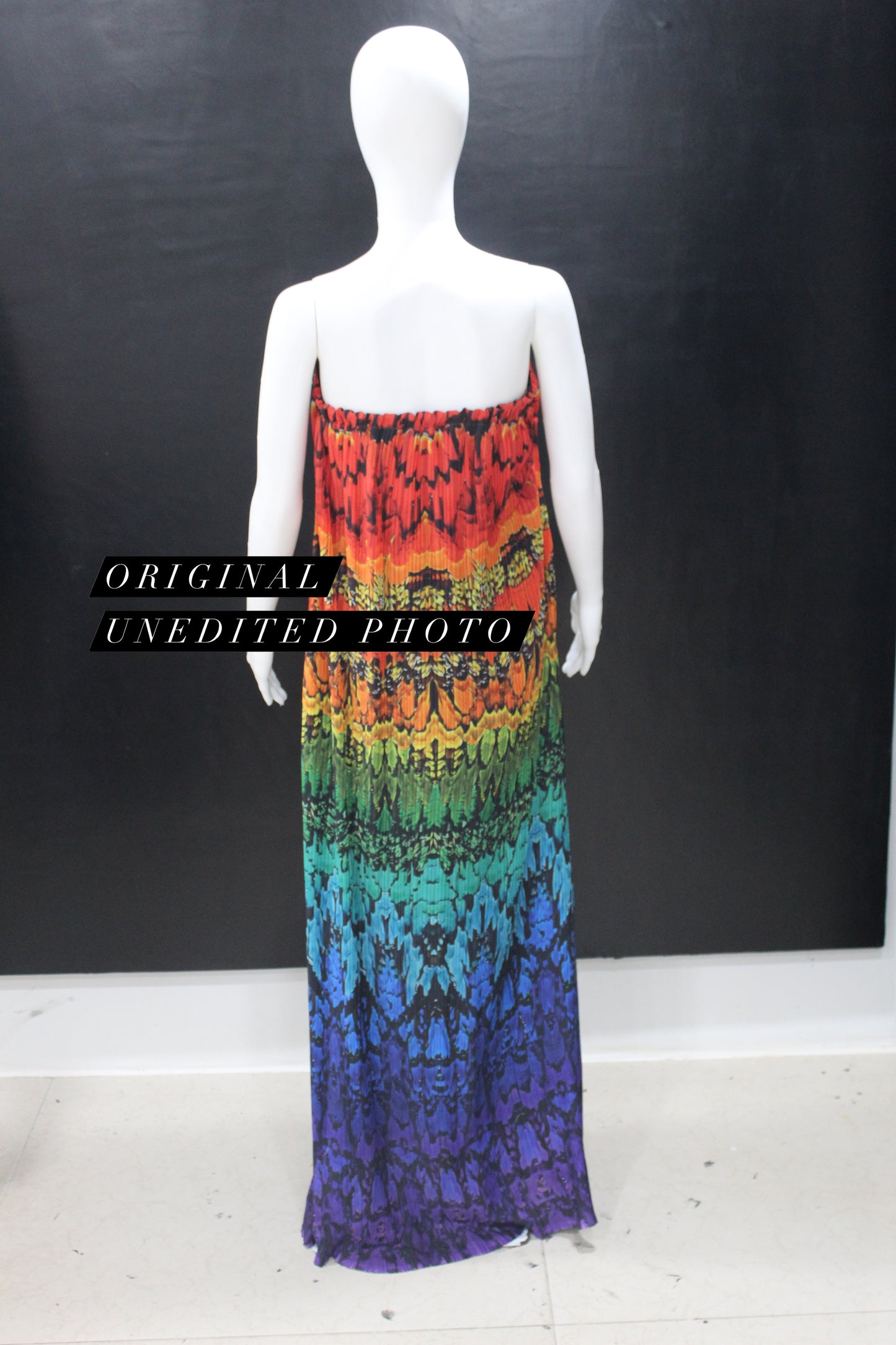 Scarlet Macaw Tube Gown