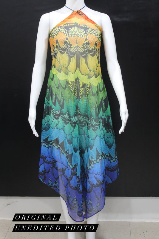 Scarlet Macaw Halter Cover Up