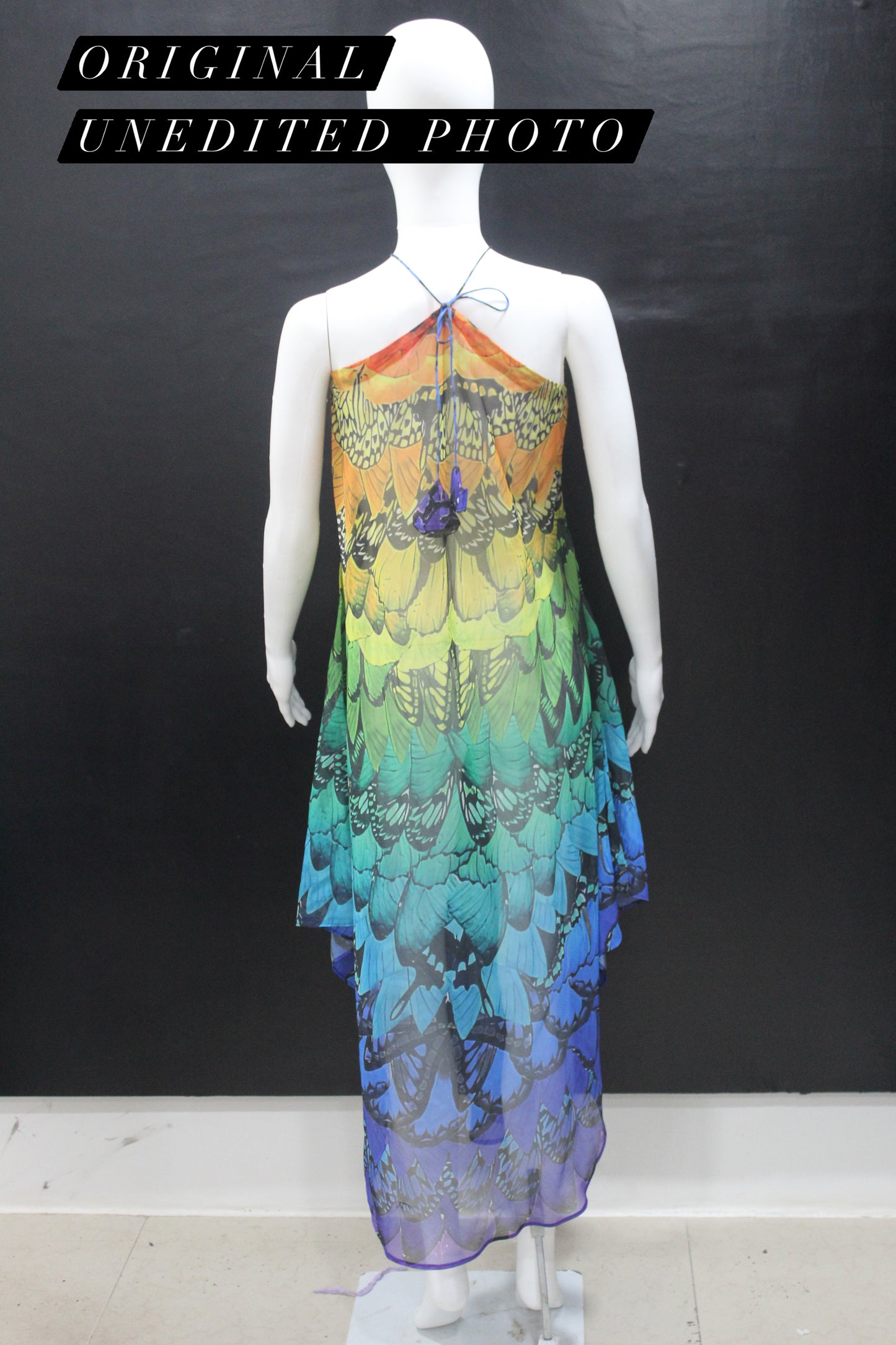 Scarlet Macaw Halter Cover Up