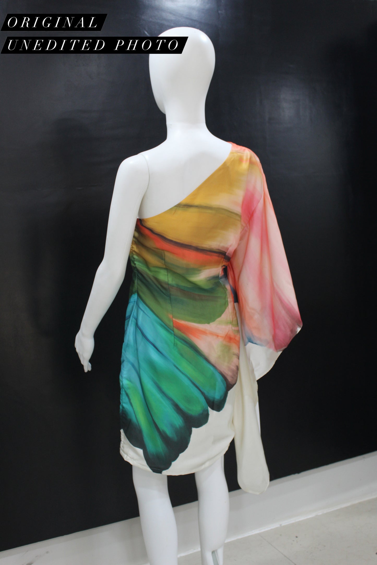 Flora Hand Painted Cream Dress