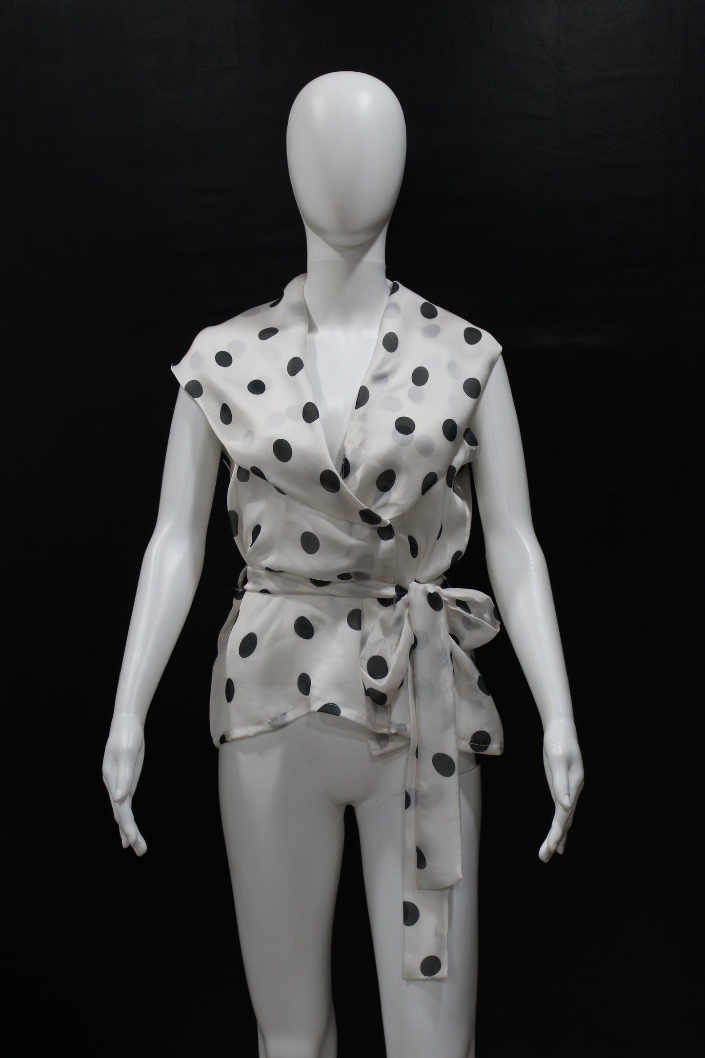 CLEARANCE Polka Wrap Top