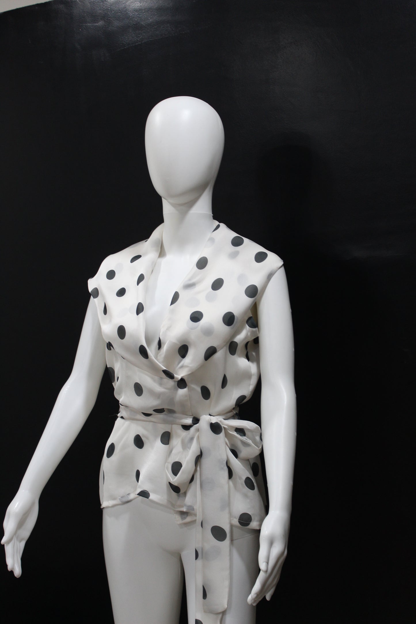 CLEARANCE Polka Wrap Top