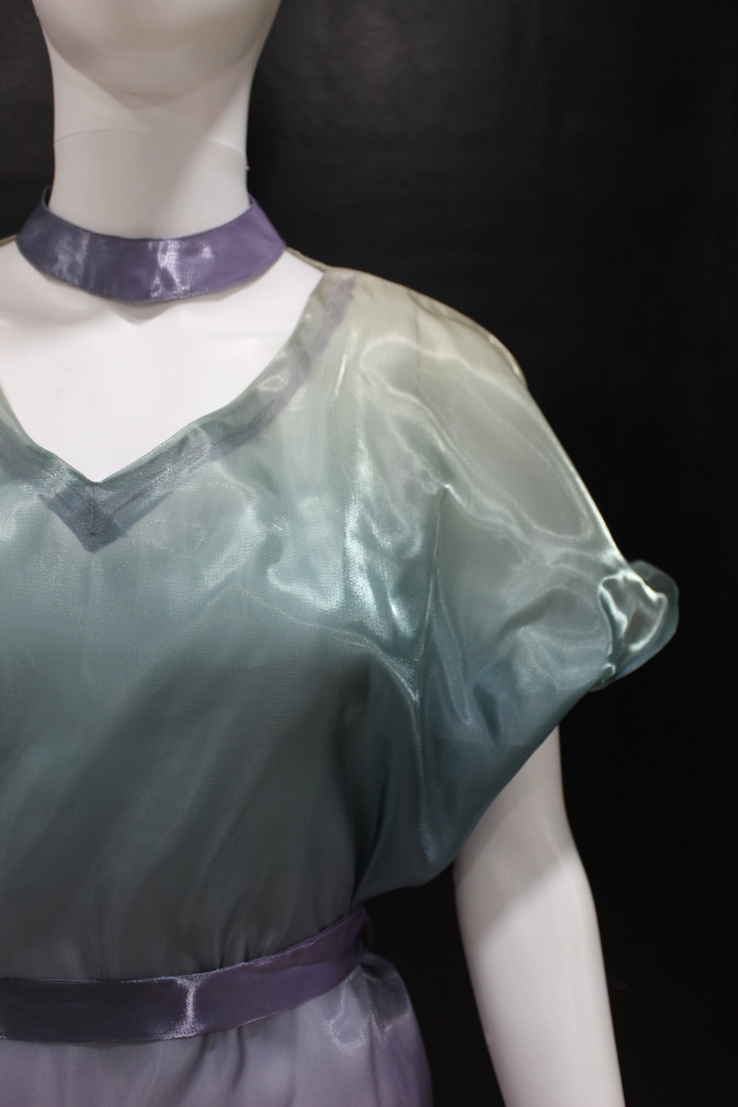 CLEARANCE - Glass Ombre Blue Purple Top