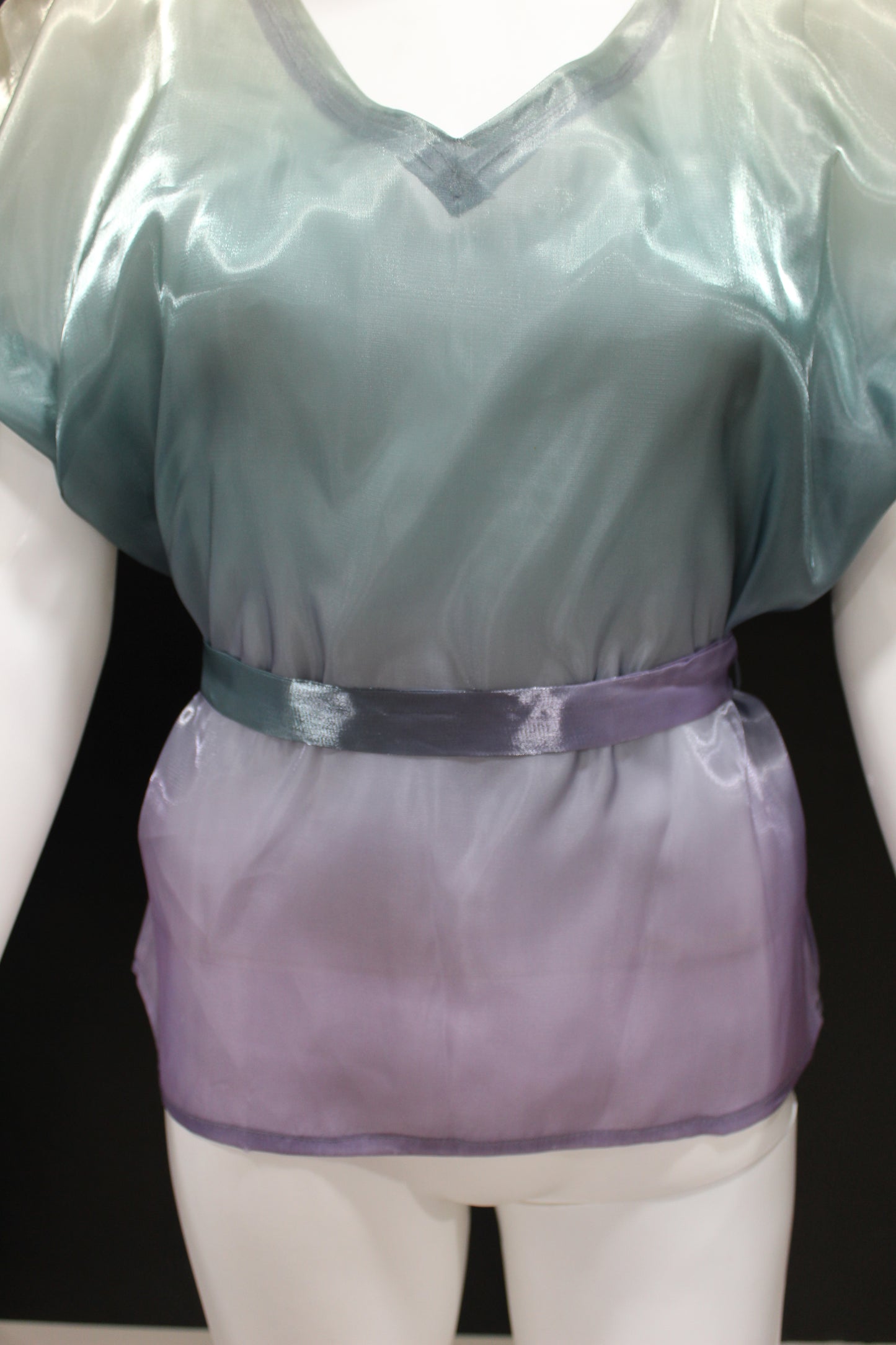 CLEARANCE - Glass Ombre Blue Purple Top