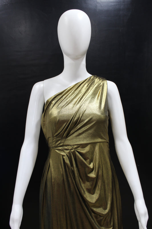CLEARANCE - Metallic Gold One Gown