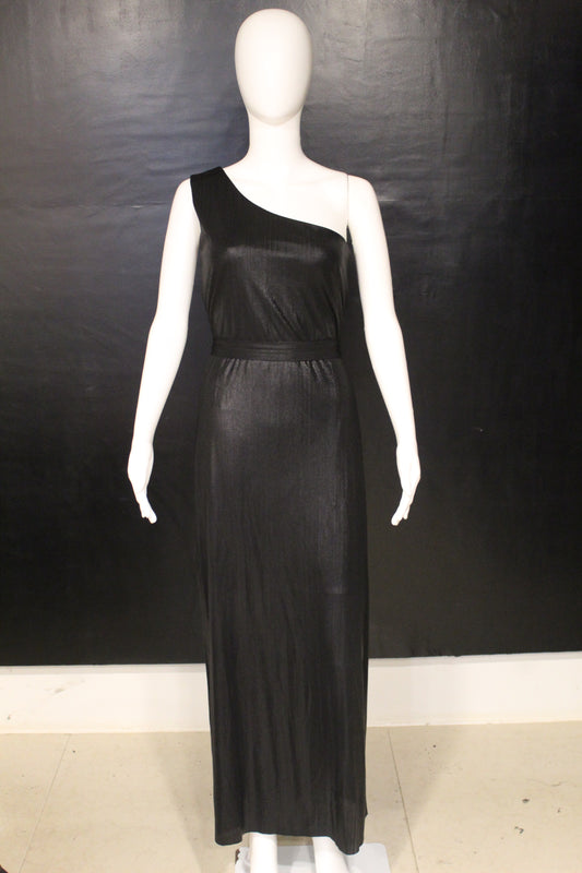 CLEARANCE - Metallic Black One Gown