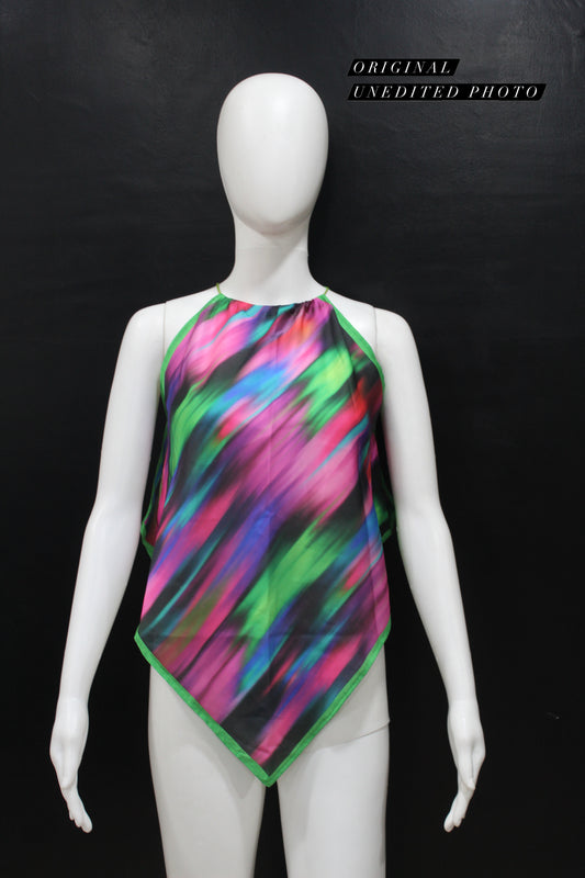 Northern Lights Handkerchief Top