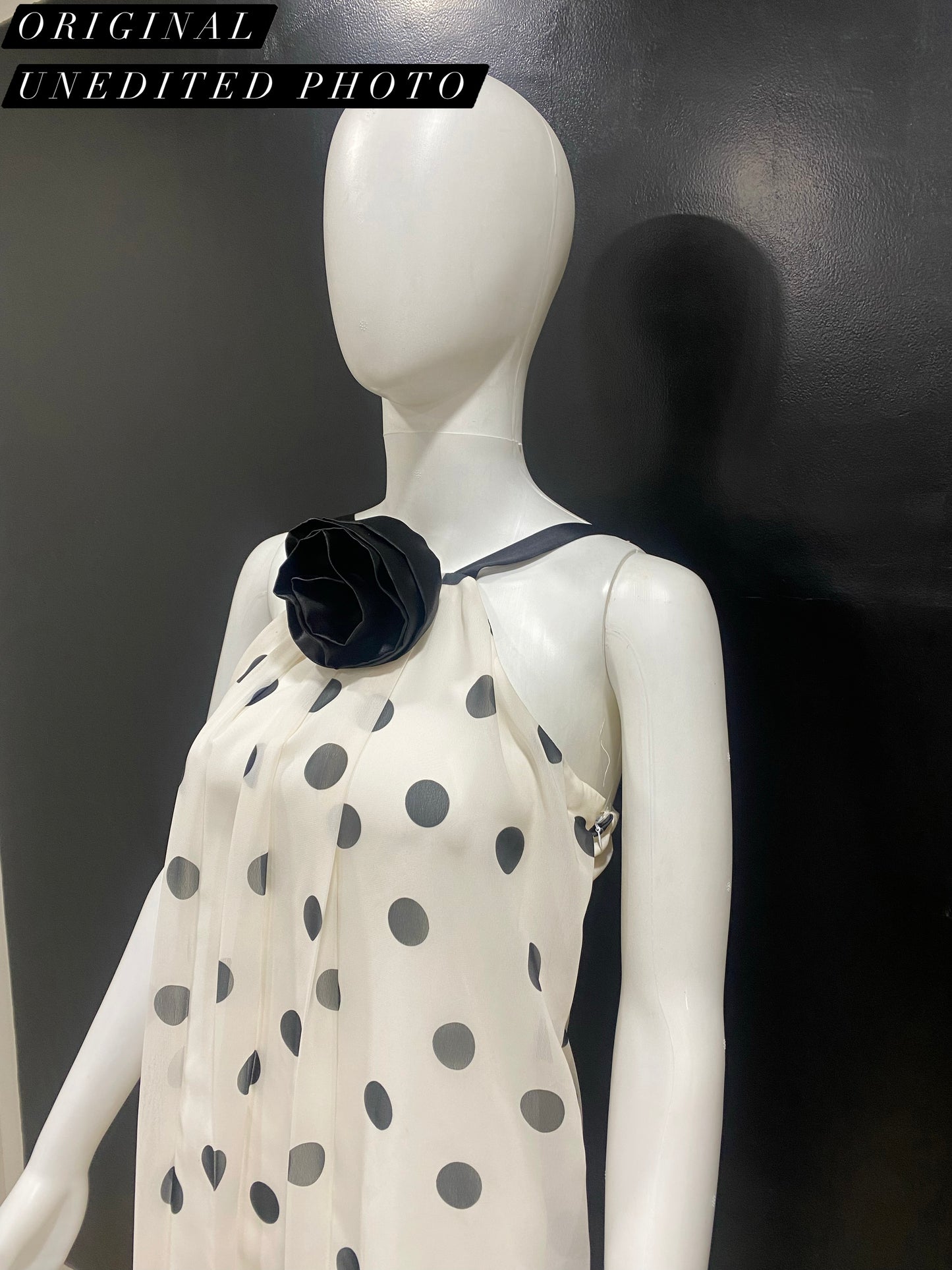 Polka Ruffle Halter Dress