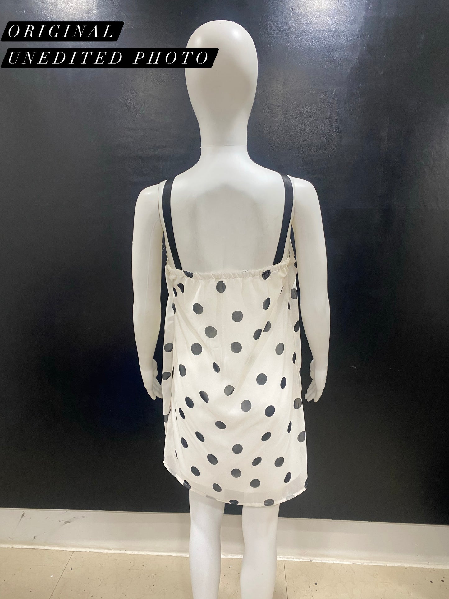 Polka Ruffle Halter Dress