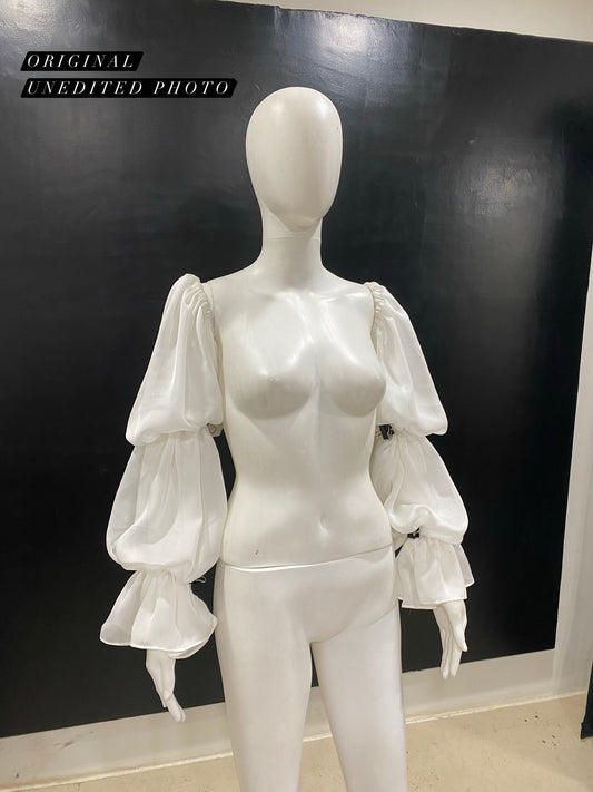 Vintage White Detachable Sleeves