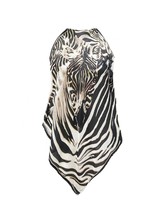 Zebra Handkerchief Top