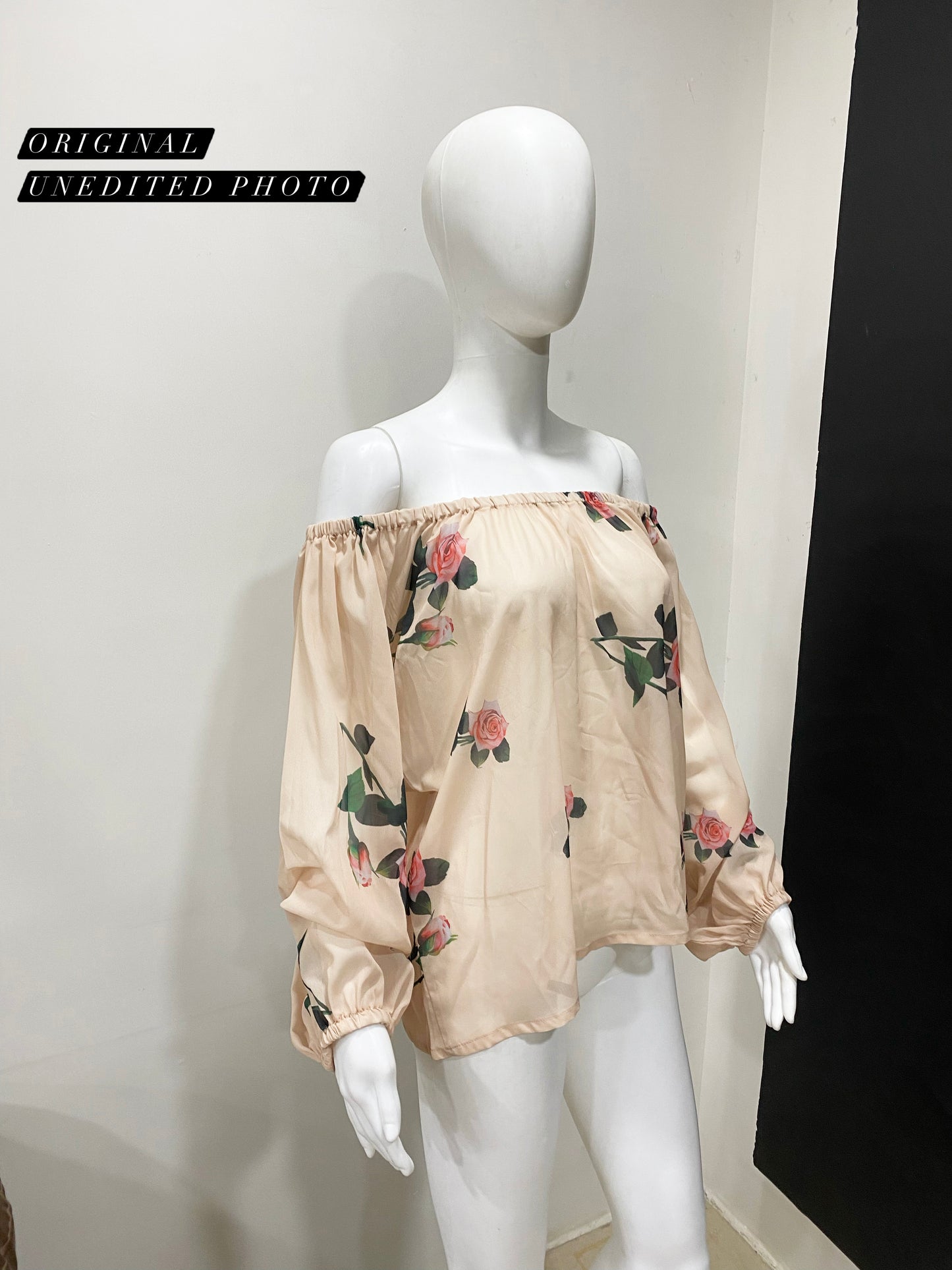 CLEARANCE Rose Off-Shoulder Top