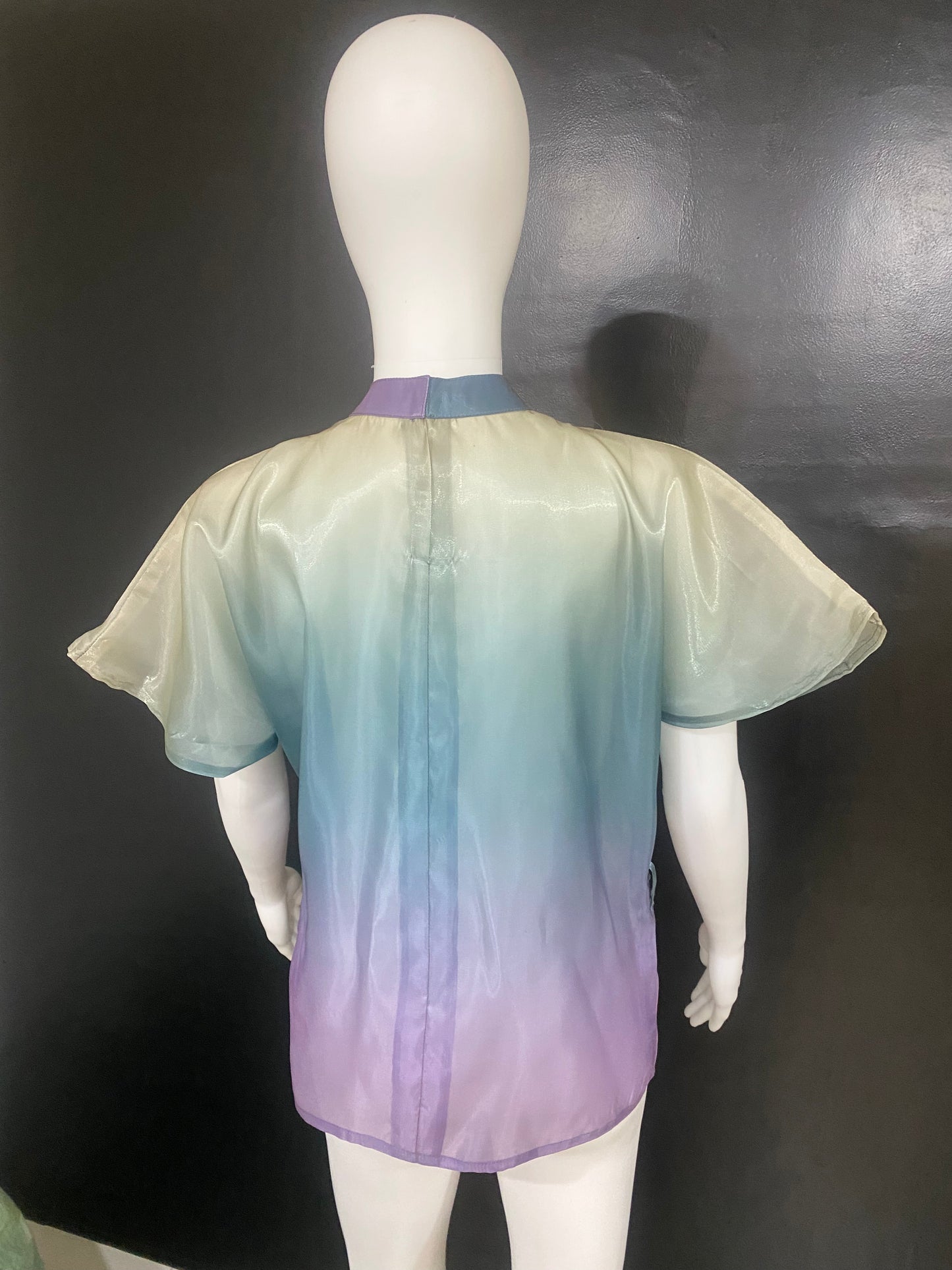 CLEARANCE - Glass Ombre Blue Purple Top