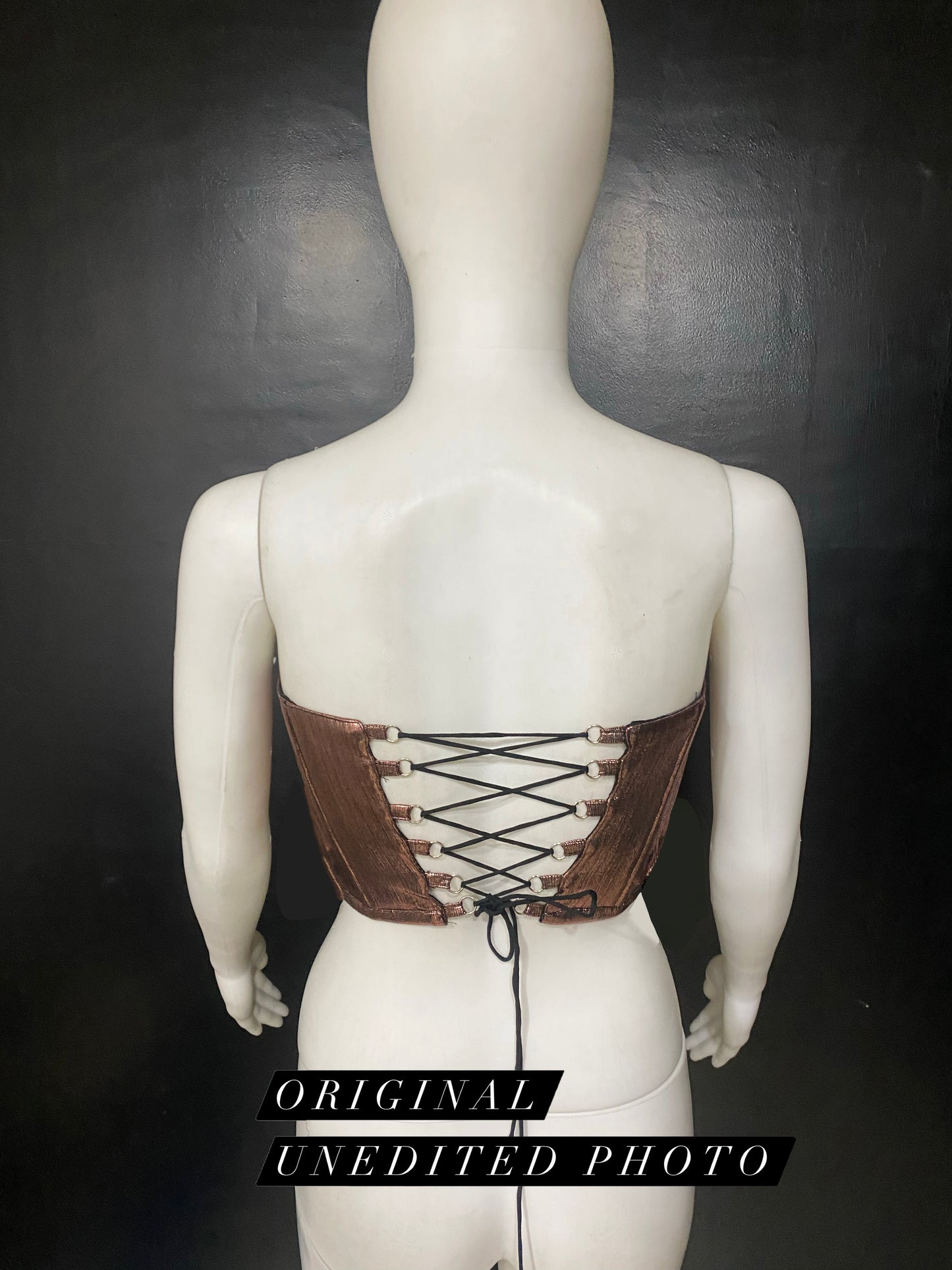 Champagne Metallic Corset