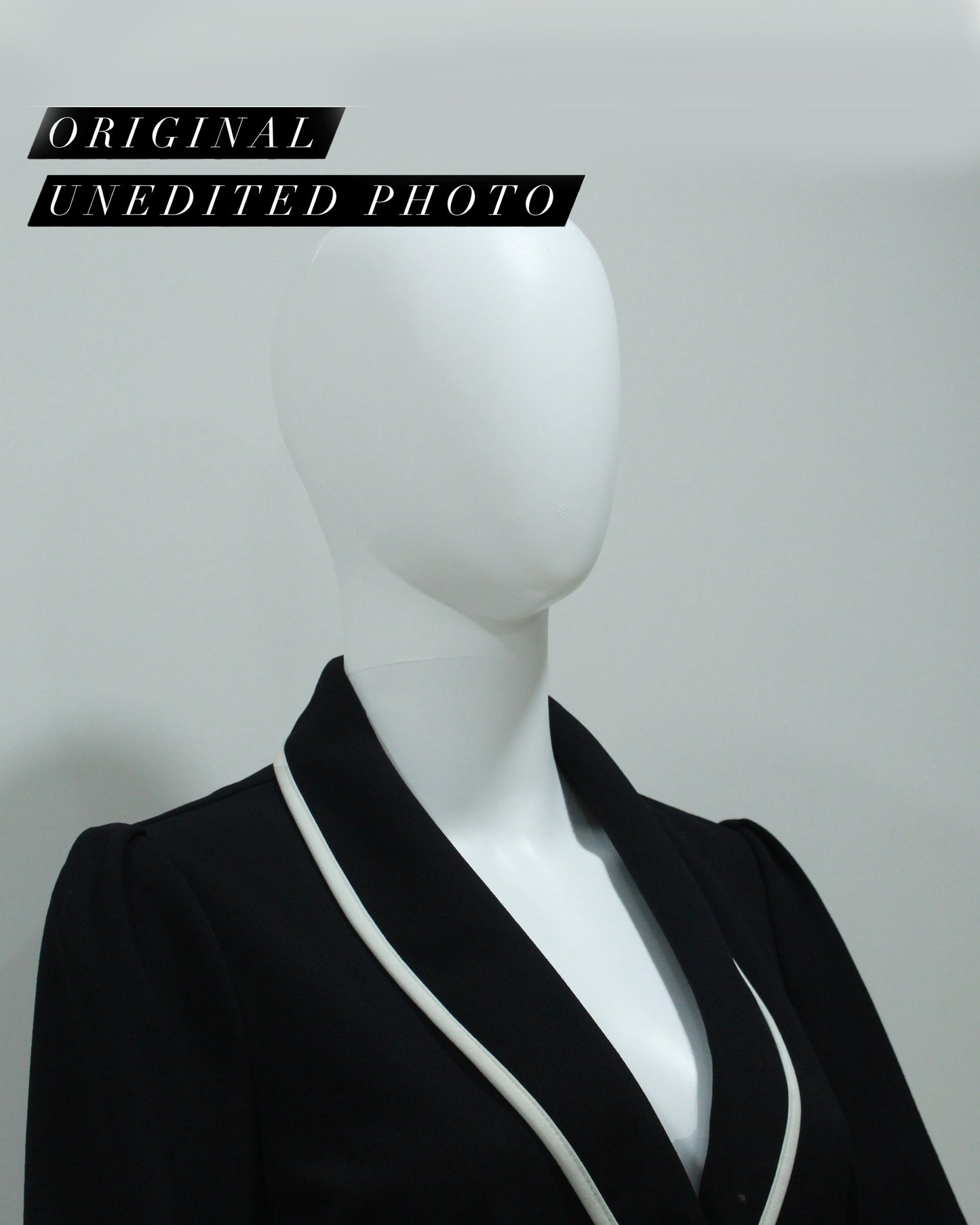 Black Wrap Blazer Top