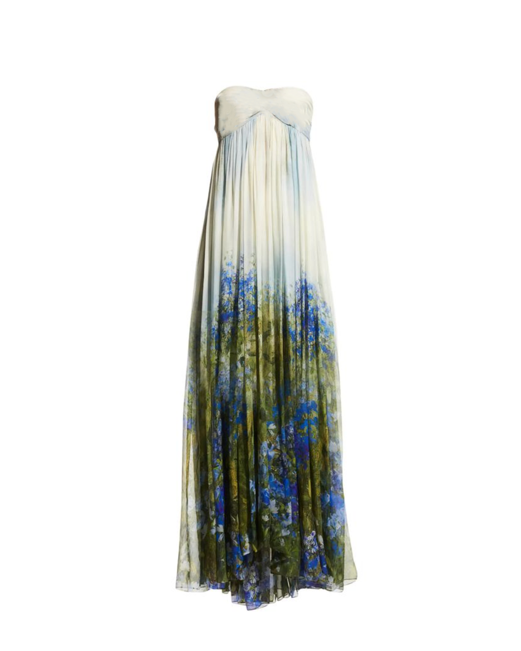 LUXE Flower WaterPaint Tube Gown