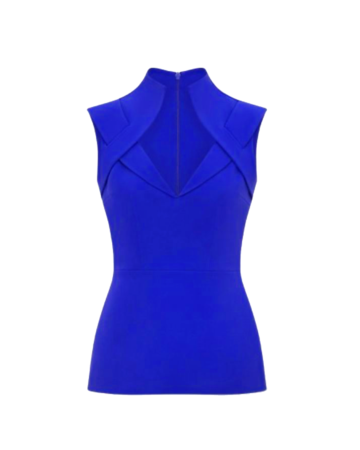 Electric Blue Cut Out Top