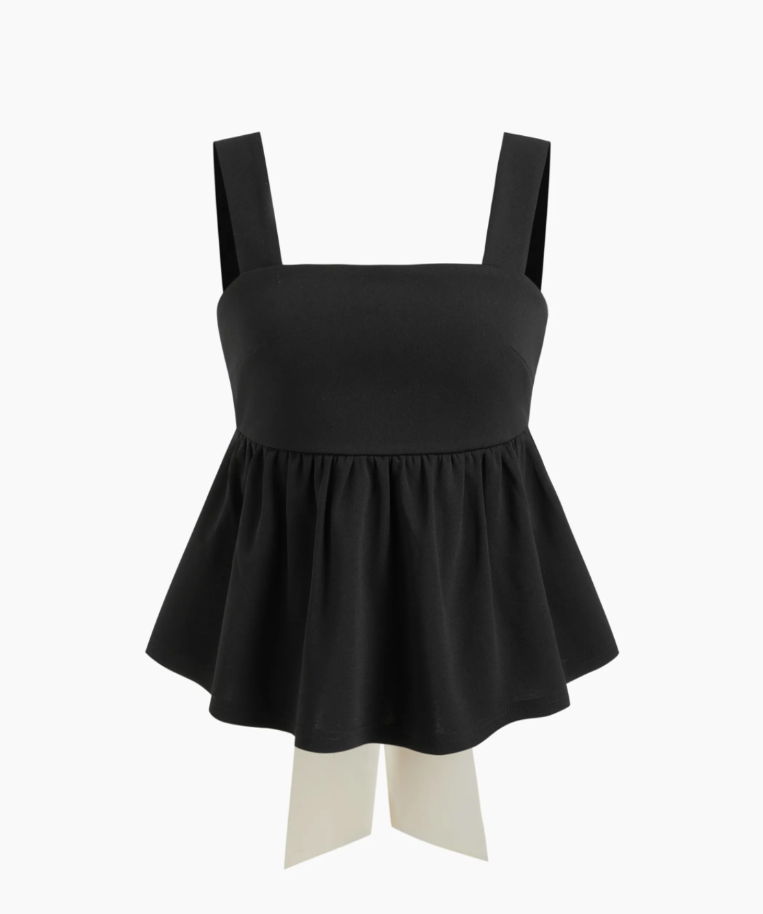 White Back Bow Top