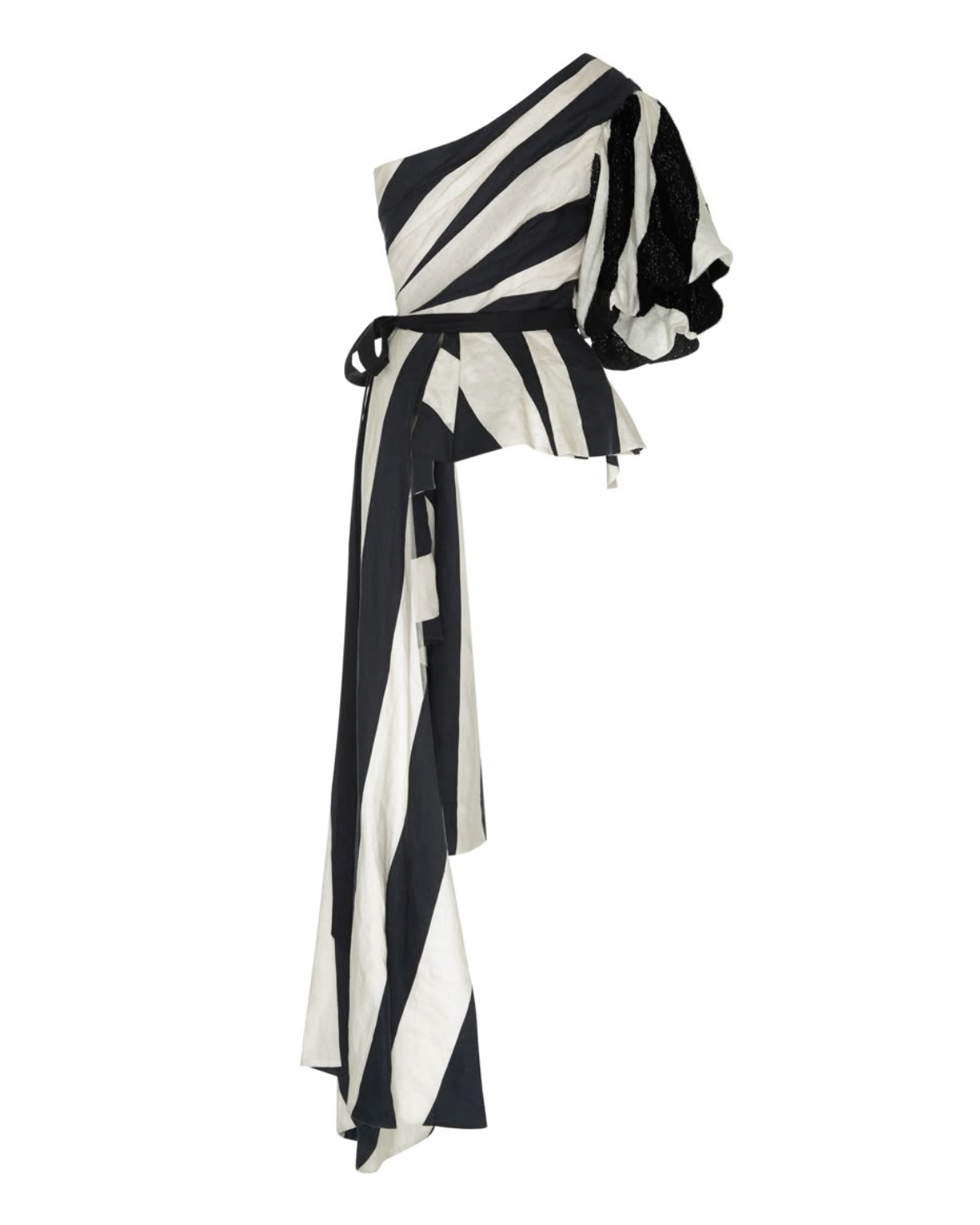 Striped One Drama Top