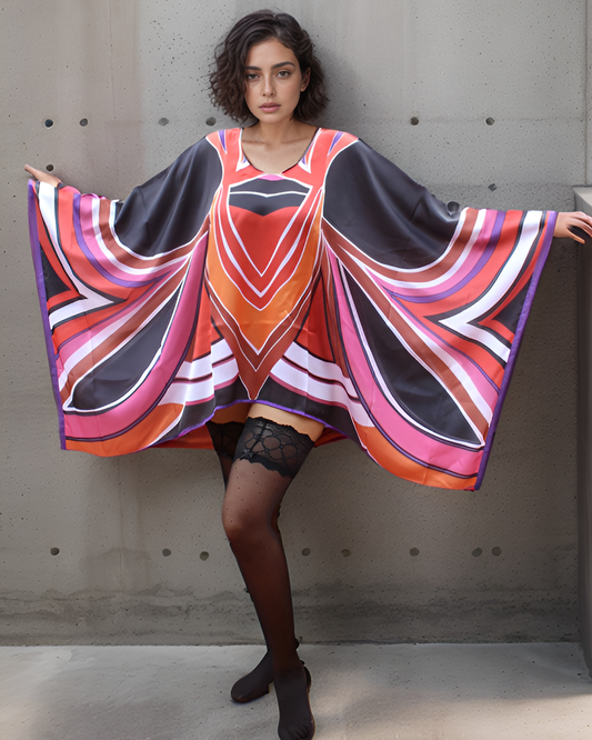 CLEARANCE - Abstract Kaftan Top