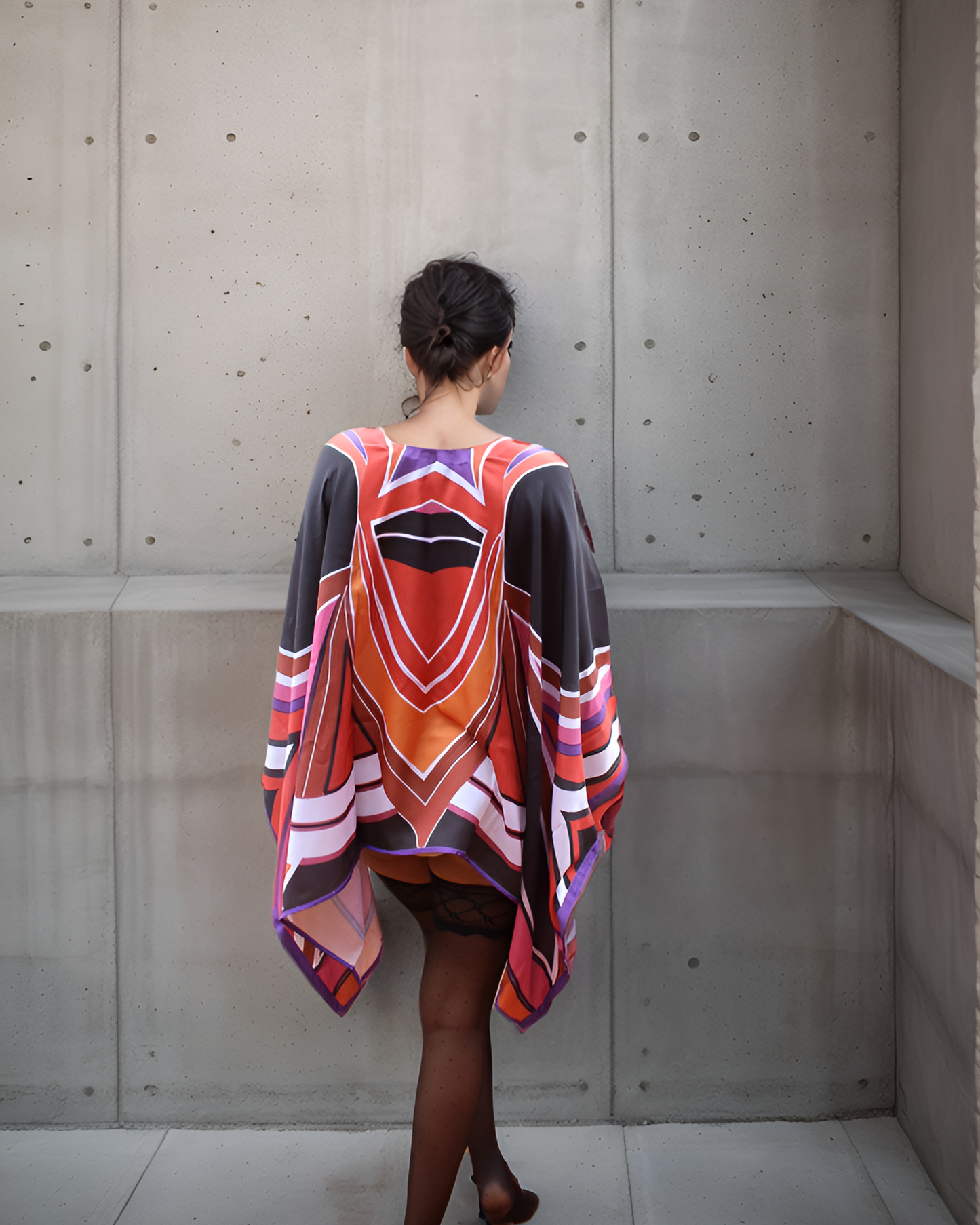 CLEARANCE - Abstract Kaftan Top
