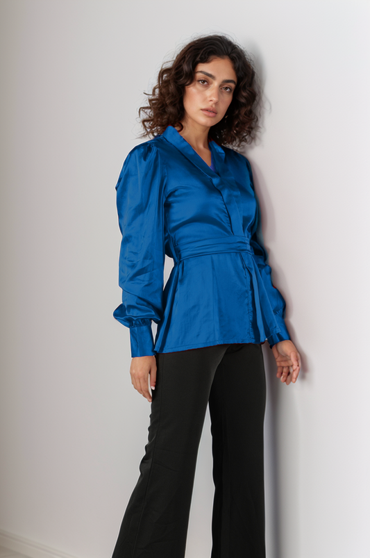 CLEARANCE - Retro Teal Top