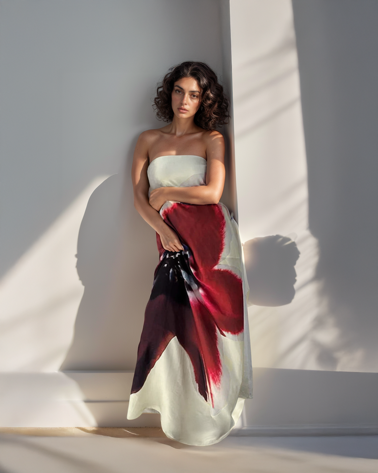 Orchid Cream Tube Gown