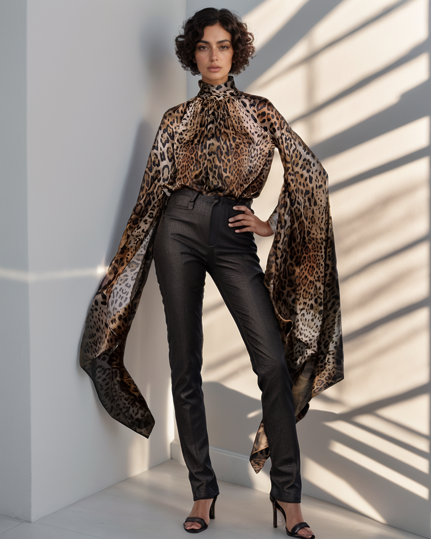 Leopard Drama Top