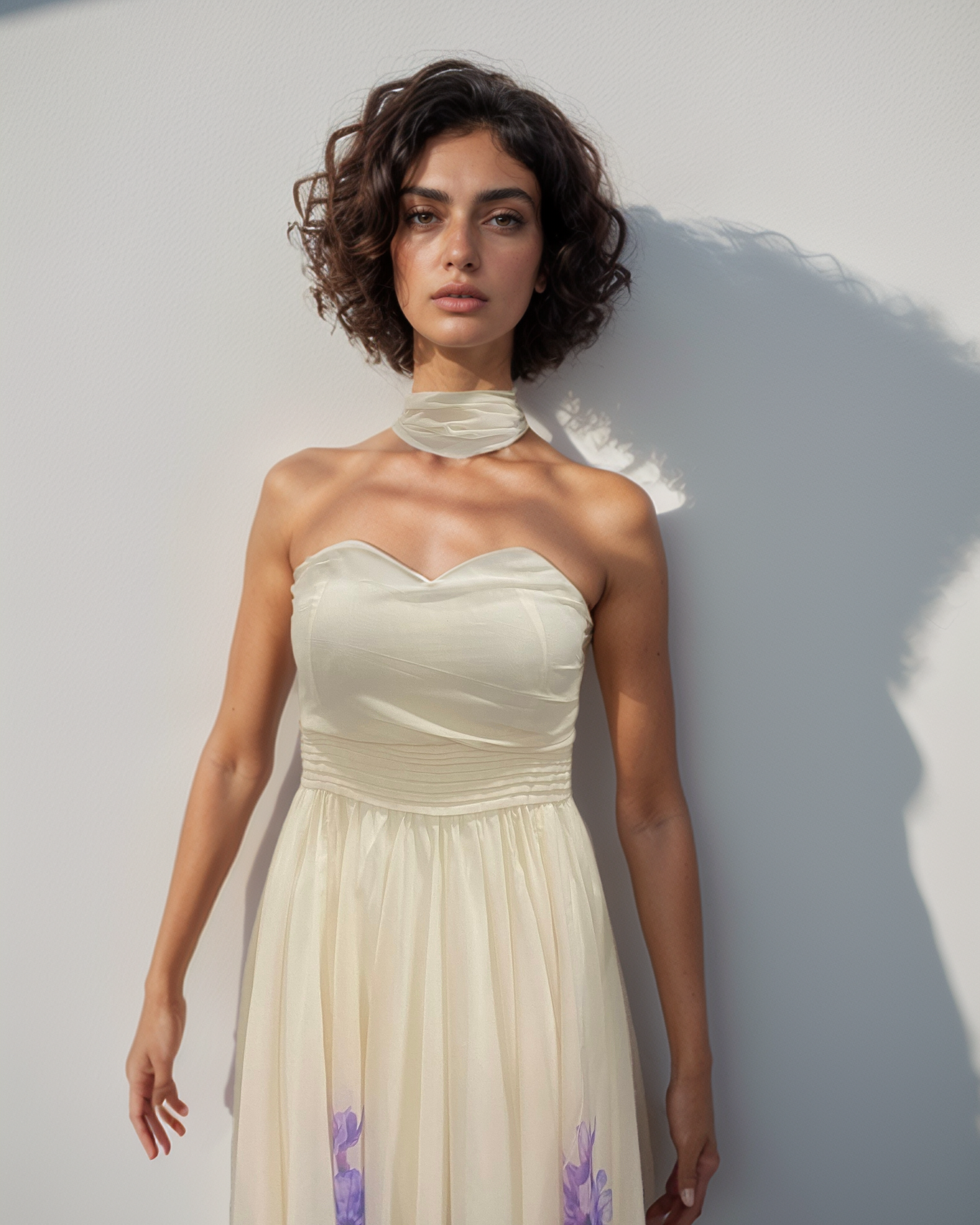 LUXE FlowerPaint Tube Gown