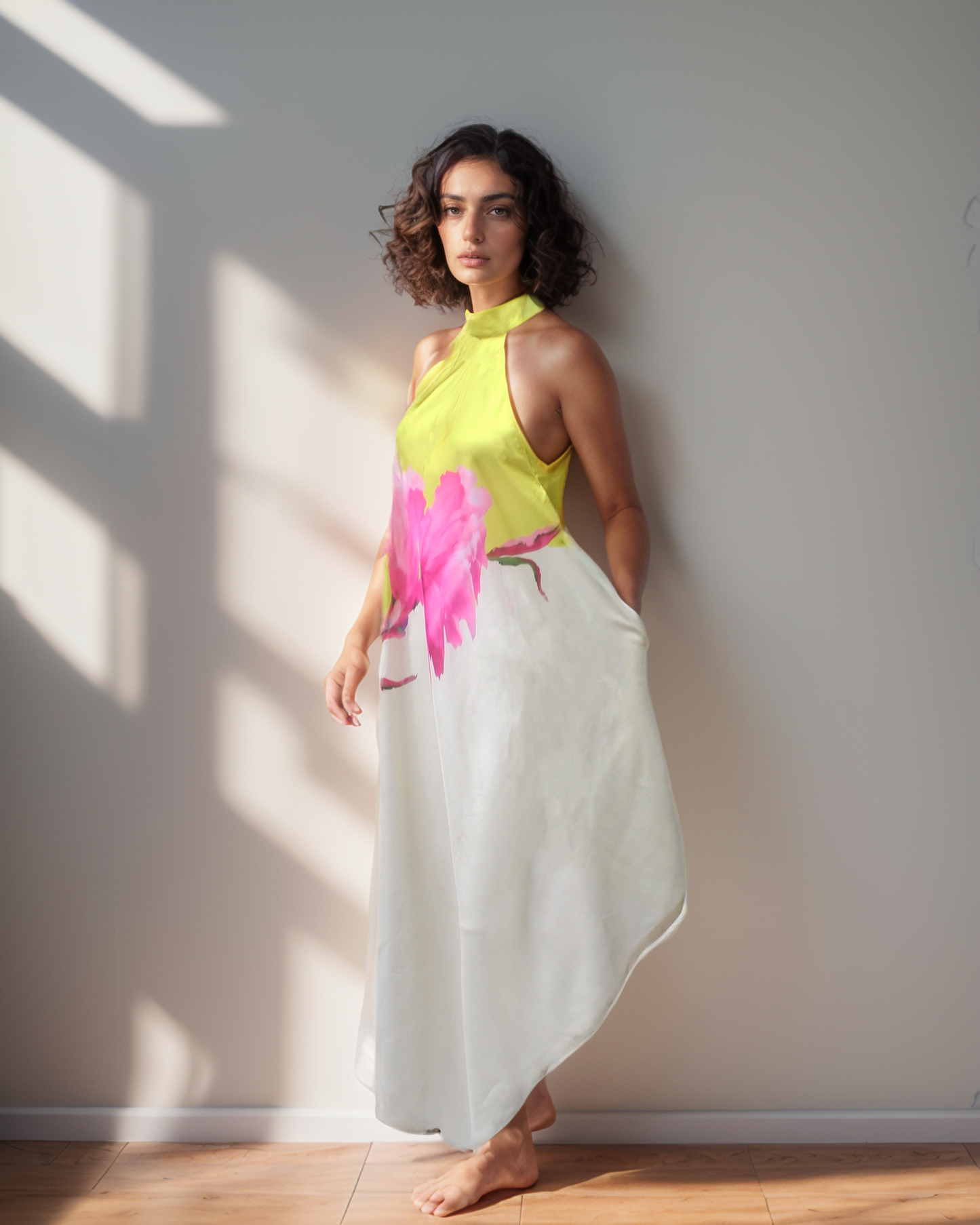Silvia Flora Handkerchief Dress
