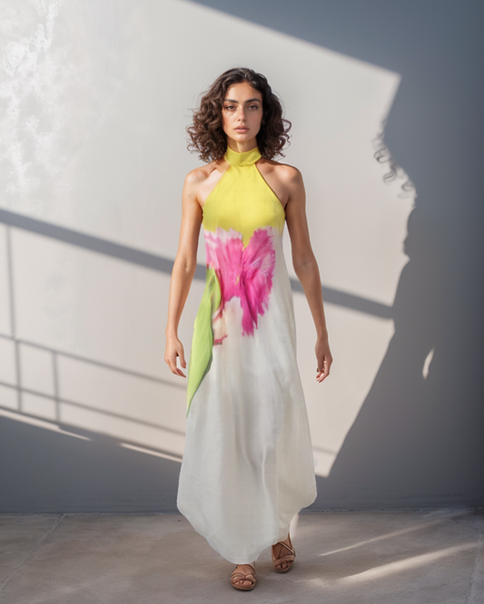 Silvia Flora Handkerchief Dress