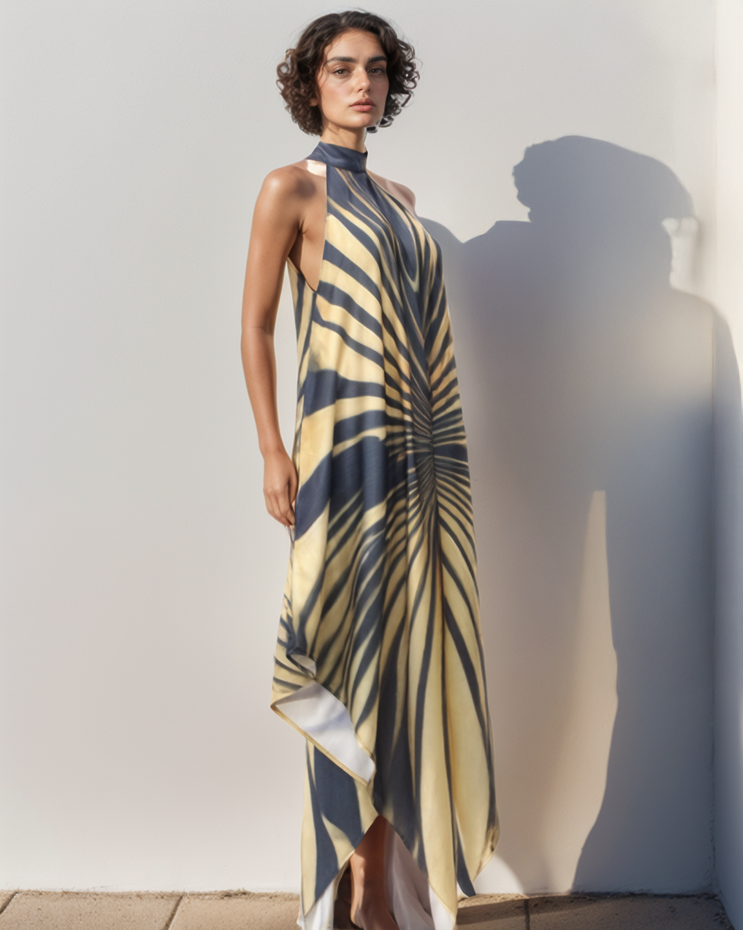 Monarch Tiger Handkerchief Dress
