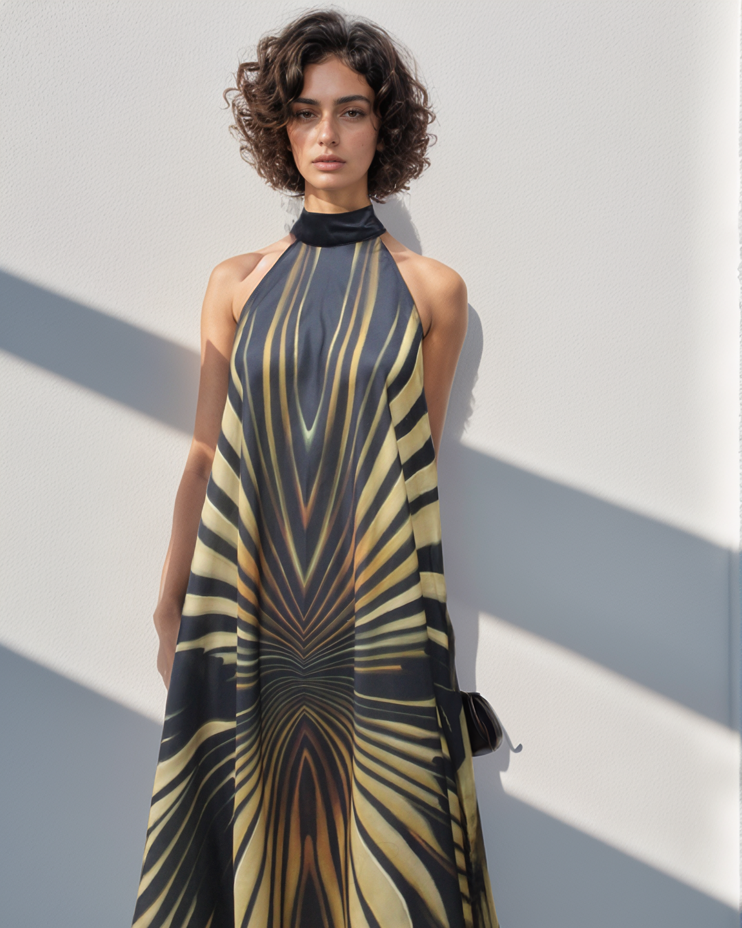 Monarch Tiger Handkerchief Dress