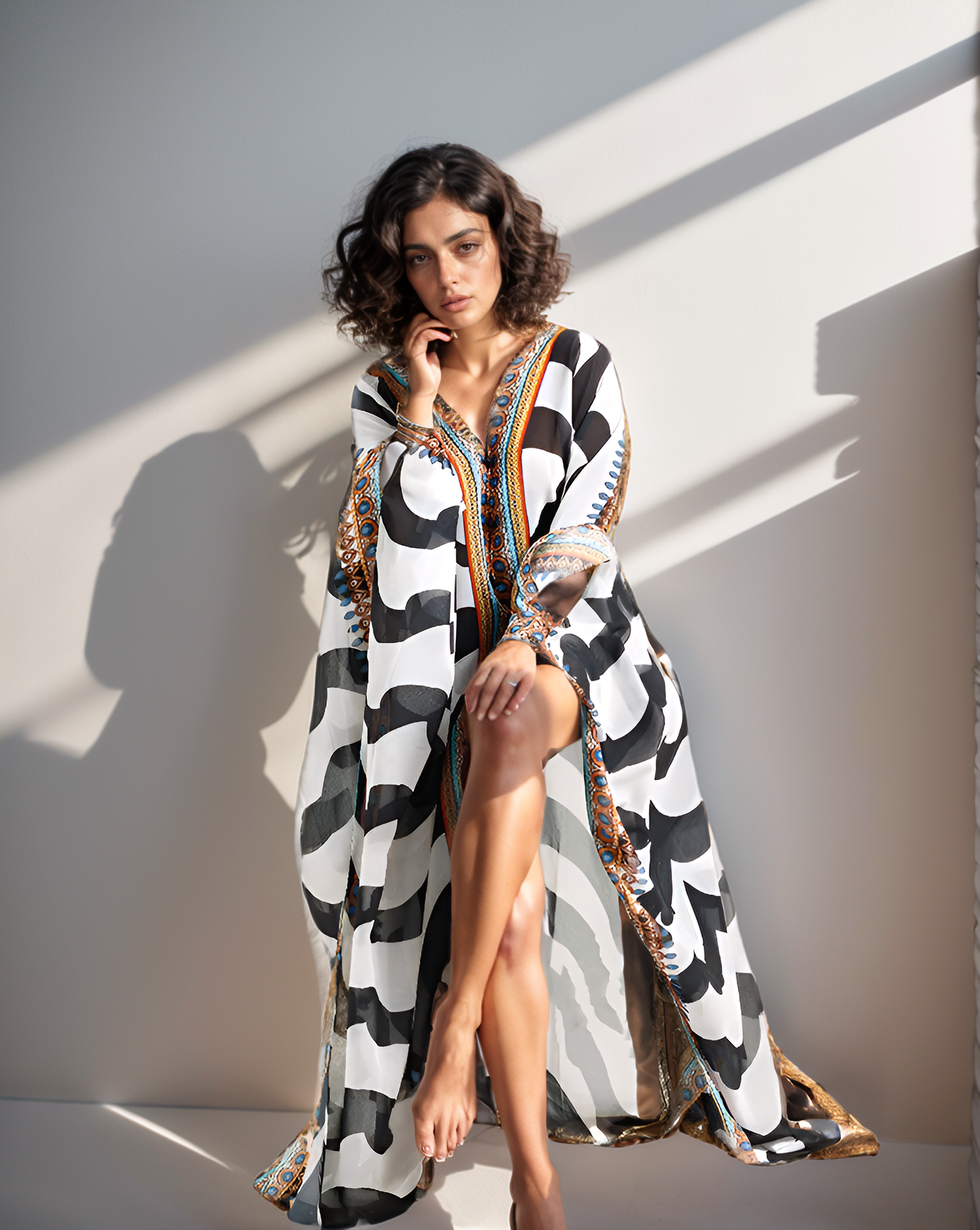 Tribal Print Kaftan
