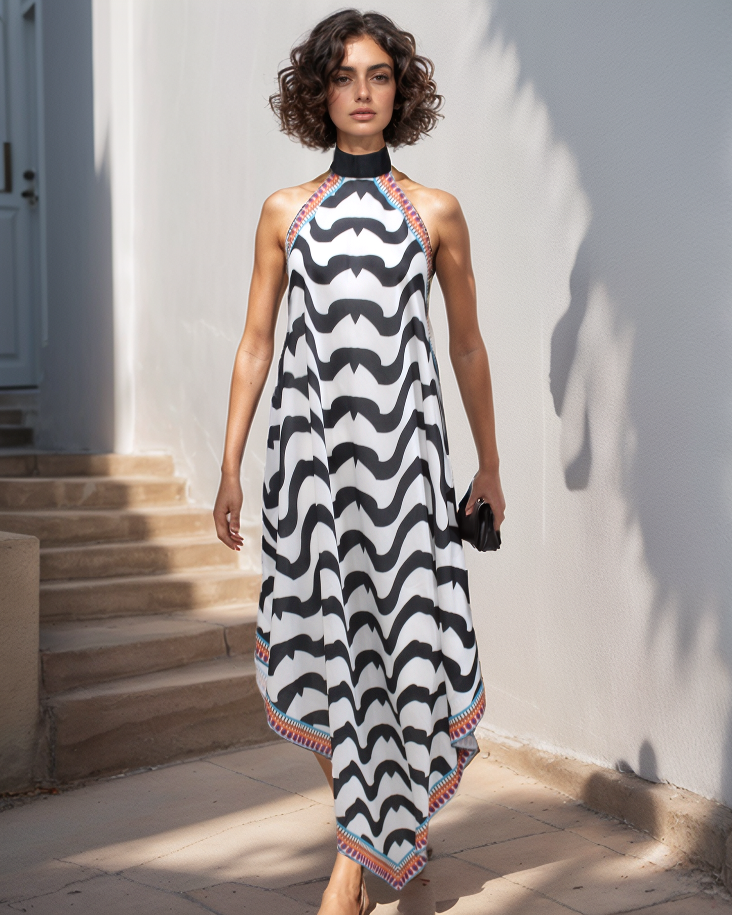 Tribal Abstract Handkerchief Dress