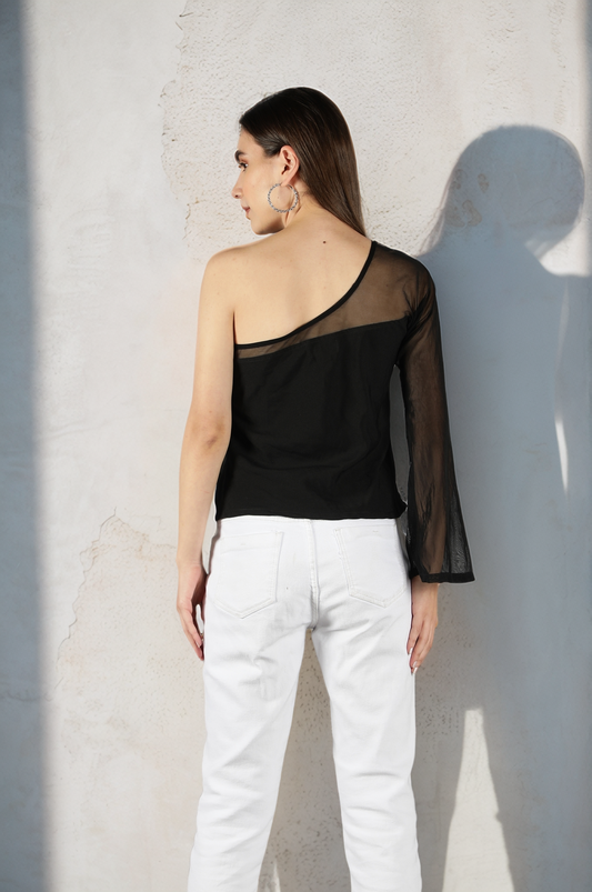 CLEARANCE - Aria One Shoulder Top