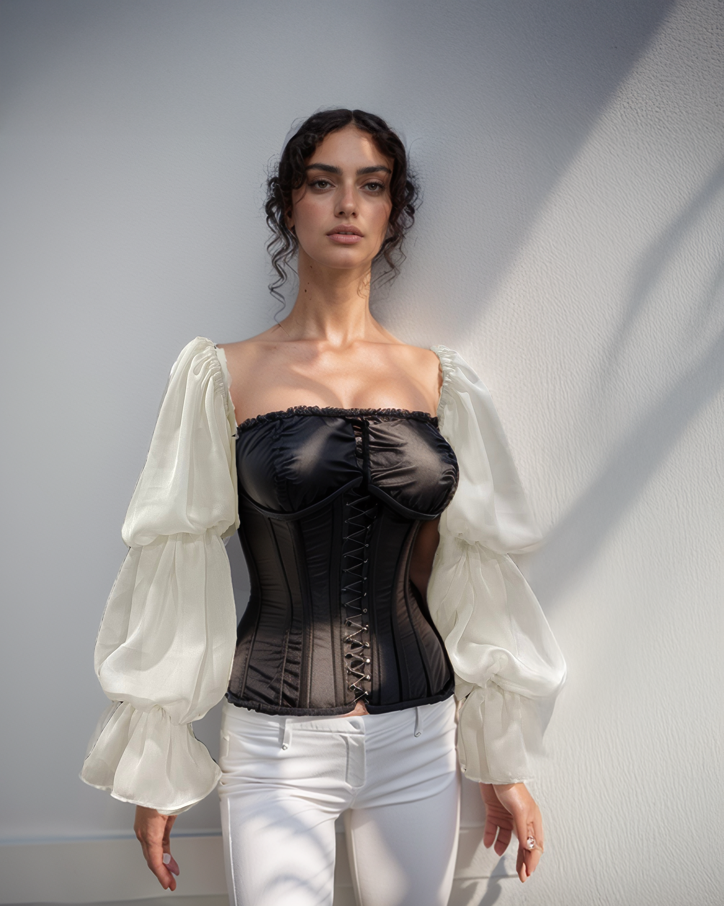 Vintage White Detachable Sleeves