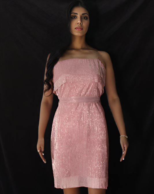 CLEARANCE - Blush Moonlight Dress