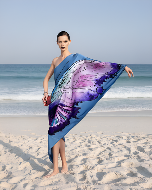 Blue ButterFly One Dress