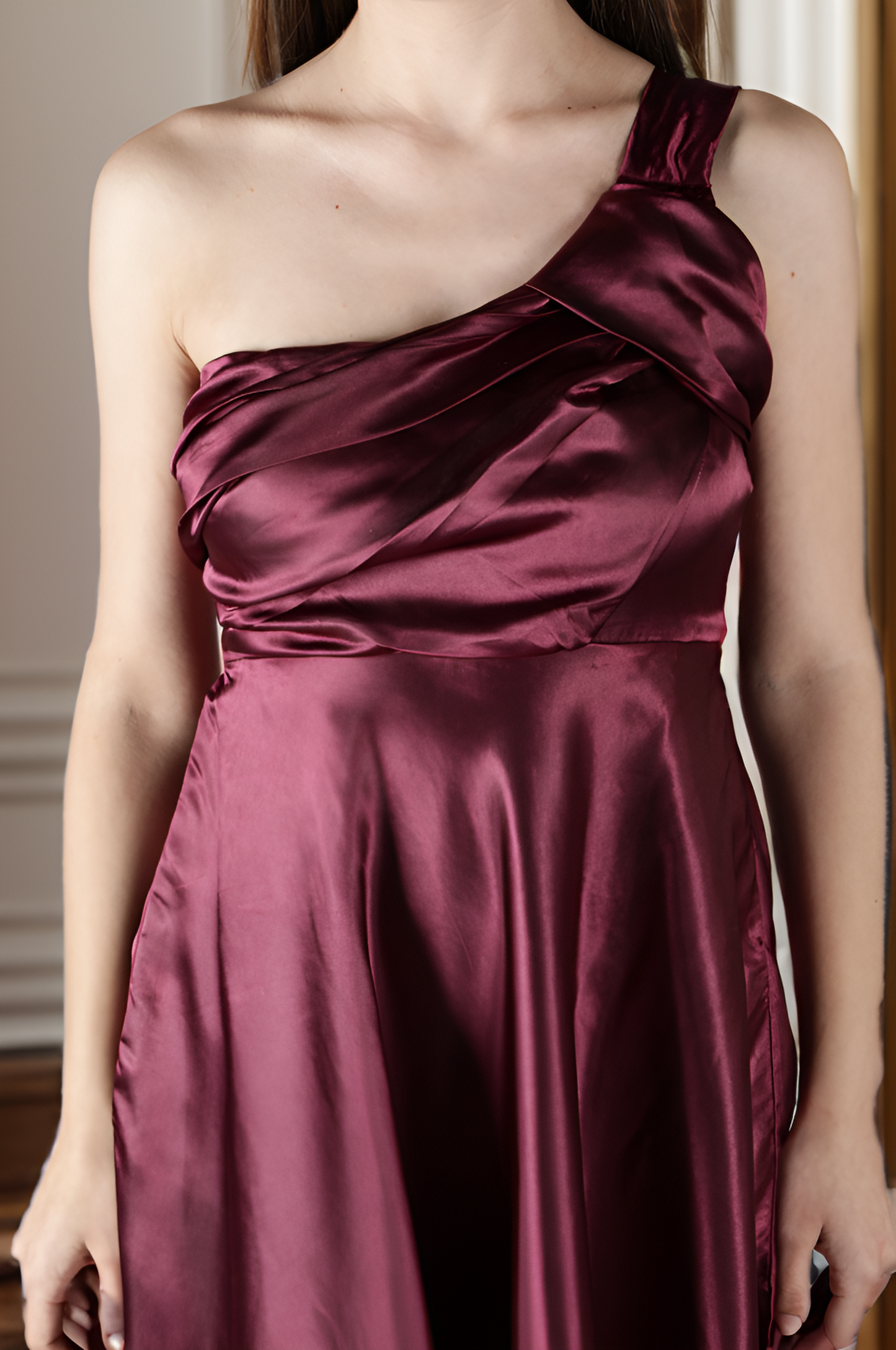 CLEARANCE - Blair Wine Dress