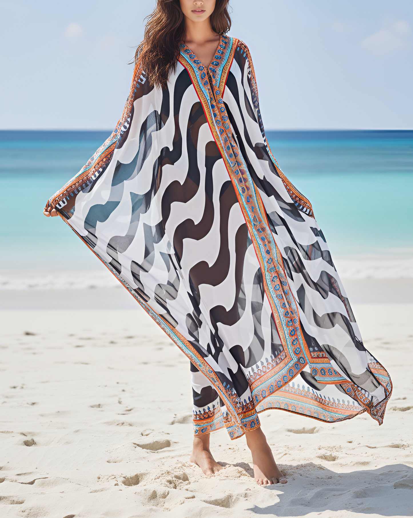 Tribal Print Kaftan