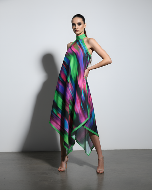 Northern Lights Handkerchief Dress