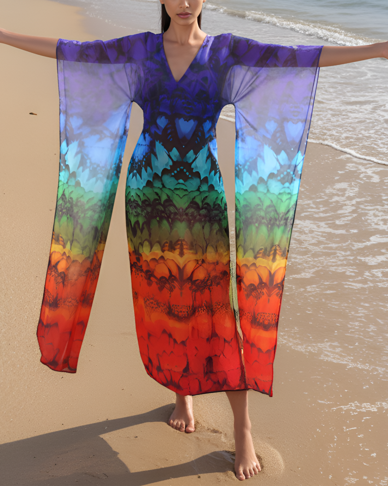 Scarlet Macaw Kaftan Cover