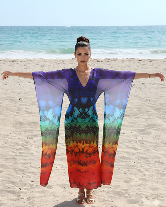 Scarlet Macaw Kaftan Cover