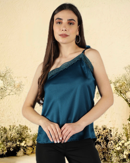 CLEARANCE - Carly One Shoulder Top