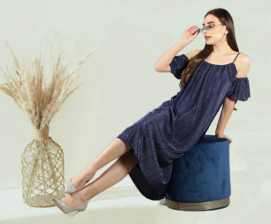 CLEARANCE - Lily Metallic Dress