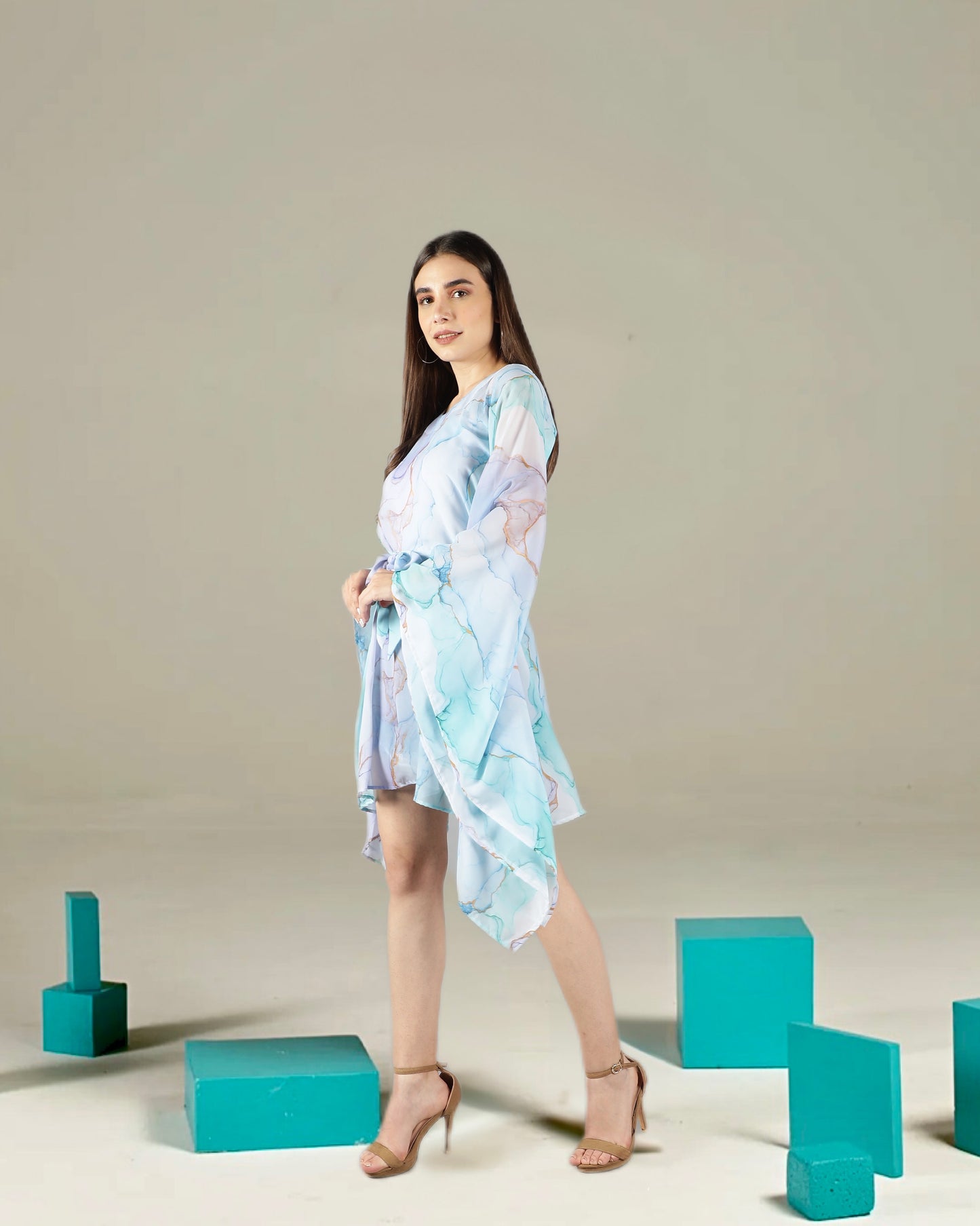 CLEARANCE - Marble Kaftan Dress
